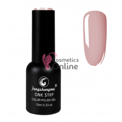 Oja semipermanenta FSM, ONE STEP Color UV/LED 10ml Cod 003 Dirty Rose